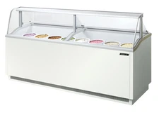 Turbo Air TIDC-91W-N (16) 3 Gallon Ice Cream Dipping Cabinet  White