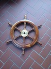 Wooden nautical Ships wheel Boat's Steering Wheel Helm 24" Marine Decoration  — photo 2