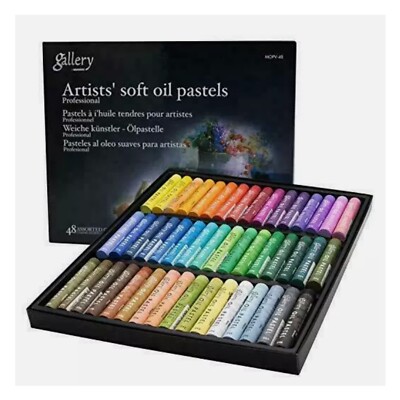 Mungyo Soft Oil Pastel MOPV-48 Assorted Colors Professional Artist Gallery