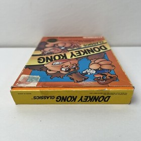 Donkey Kong Classics (Nintendo NES, 1988) w/ Box - Authentic - TESTED !