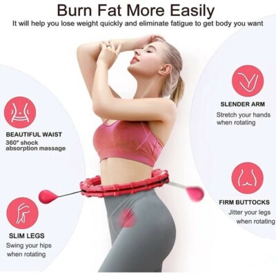 Fitness Hula Hoop Diet Pilates Weights Korean For Adult Weight