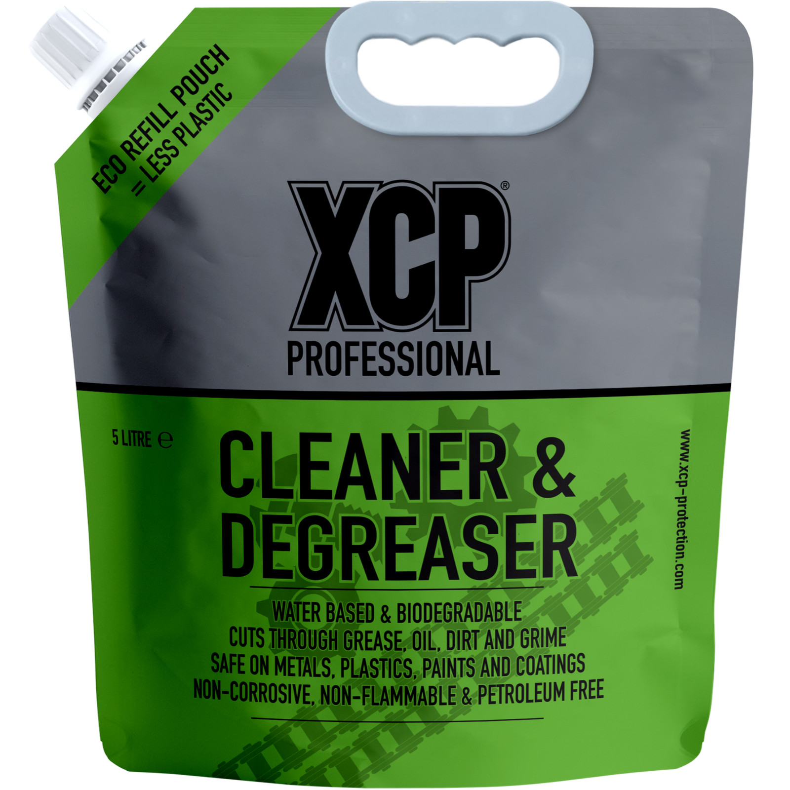 XCP Cleaner & Degreaser Dirt Grime Water-Based Cleaning 5L Eco-Refill Pouch