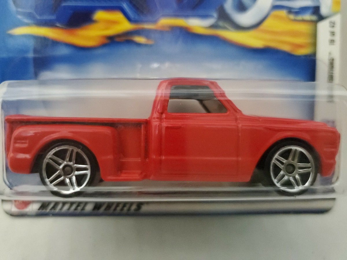 HOT WHEELS '69 Chery pickup truck Red & Green lot of 2 | eBay