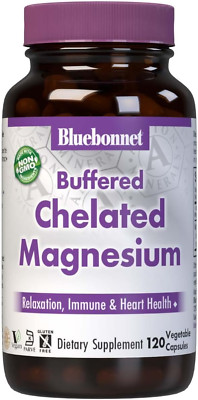 Nutrition Albion Buffered Chelated Magnesium 200 Mg, Magnesium Oxide, Stress ...