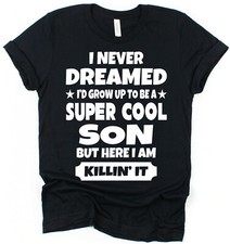 Super Cool Son T-Shirt Gift for Son Present Idea for Son from Mum Dad Funny Gift