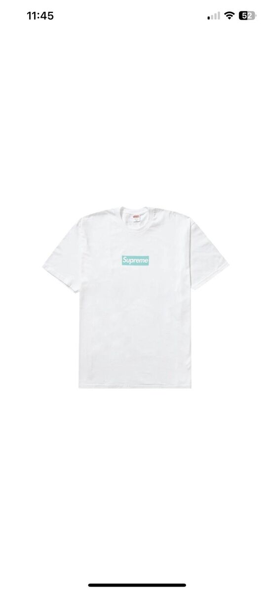 Supreme Tiffany & Co. Box Logo Tee - Small 100% real receipts