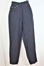 Vintage Gianni VERSACE Black Small High Waist Dress Pants Jeans Small 24 2 4