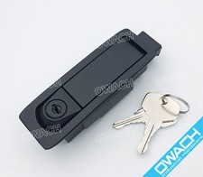 Door latch panel lock push-to-close for Dell PowerEdge Server Rack Enclosure