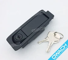 Door latch panel lock push-to-close for Dell PowerEdge Server Rack Enclosure