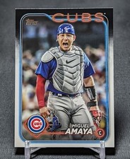 Miguel Amaya 2024 Topps Series 1 Flagship Baseball Card #319 Chicago Cubs