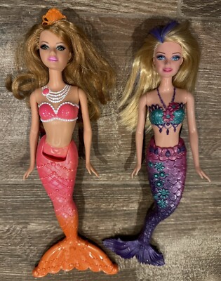 Beautiful Mermaid Princess Barbie Mattel Barbie Mermaid Doll Lot
