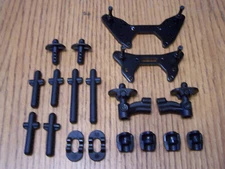 Arrma V2 Limitless Front Rear Aluminum Shocks Towers Standoffs Body Post Mounts