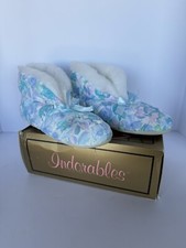 INDORABLES KOHLS BEAUTIFUL BLUE WHITE, SIZE XL 9.5 TO 10.5 , SUPER NICE NEW
