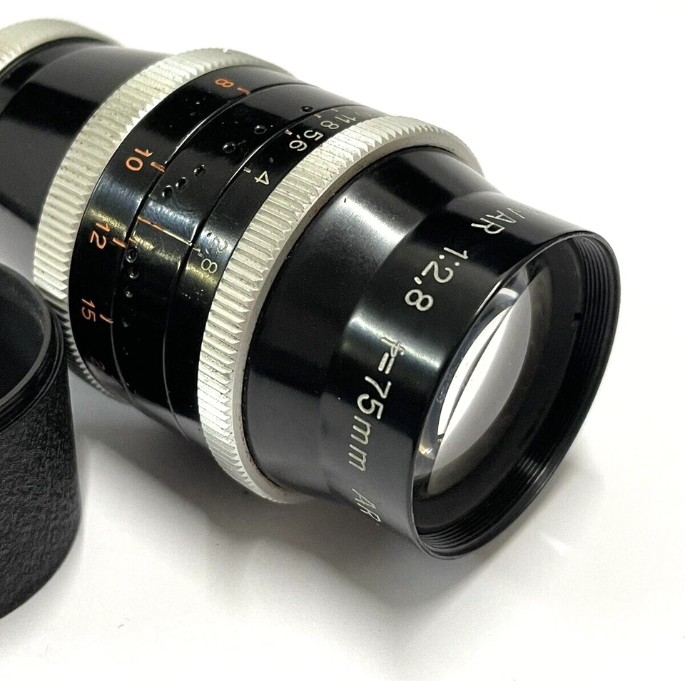 Bolex Yvar 75mm f/2.8 - Fast C Mount Lens for Bolex H16, Digital MFT - Image 2 of 4