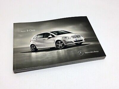 Mercedes B-Klasse Prospekt 2011 4.8.11 brochure brosjyre broszura catalog Auto