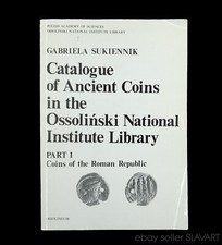 BOOK Ancient Roman Coins in Poland museum collection silver gold Italy mint old