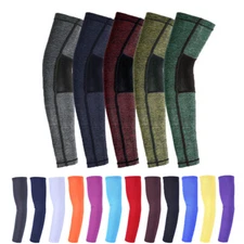 Arm Sleeves Cooling UV Sun Protection UPF 50 Sports Compression for Men Women US