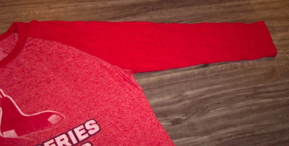 Vintage Style BOSTON RED SOX MLB Baseball World Series Champions T-Shirt XL - Image 3 of 4