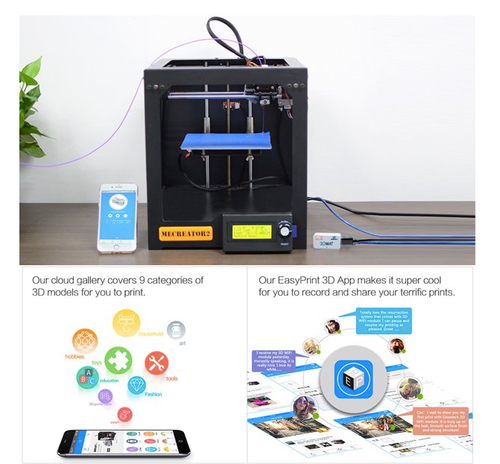 Geeetech Moduł 3D WiFi Części do drukarki 3D Mini Wifi Box z gniazdem karty TF USB 2.0 - Zdjęcie 6 z 9