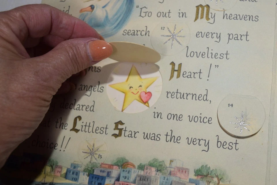 Vintage Hallmark Christmas Advent Calendar - The Brightest Star 1954 - Image 4 of 4