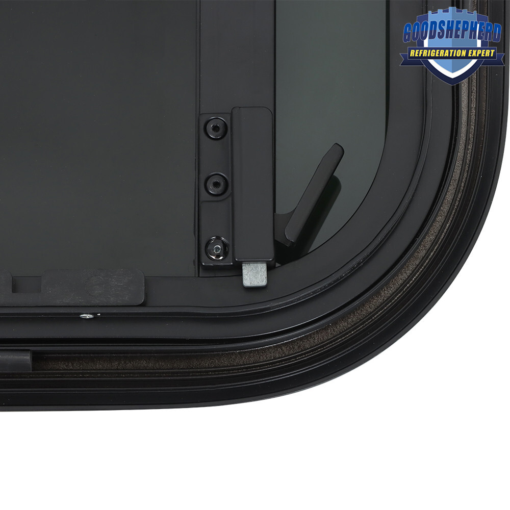 Pair RV Vertical Slide Windows 12"W x 22"H w/ Trim Ring & Screen For 1 ...