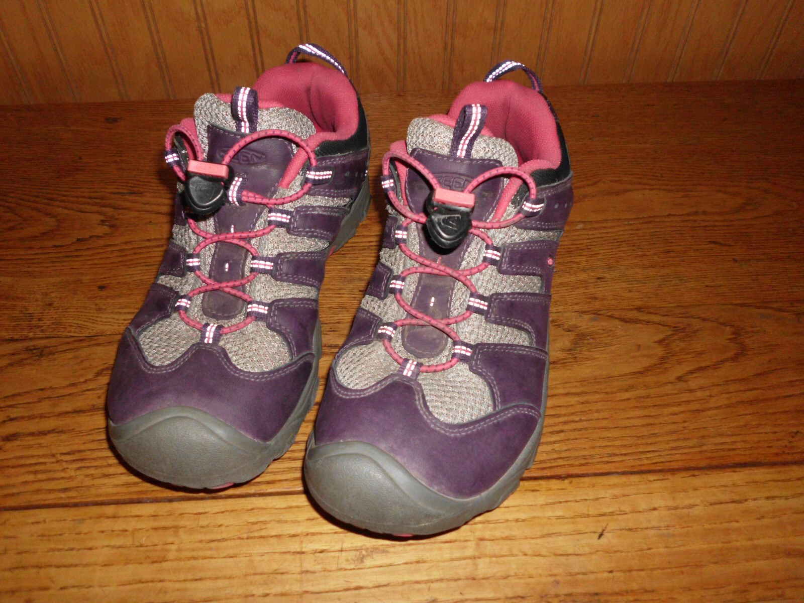 Scarpe da trekking Keen ragazza ragazzo taglia 5 Eu 37 Koven viola e rosa sneaker 1012516