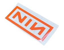 New NIN Nine Inch Nails Decal Sticker Vinyl Handmade Windows Holographic Pink 3  