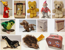 AUSWAHL: vintage STEIFF FIGUR & andere Marken Stofftier Bär Igel Robbe RARITY