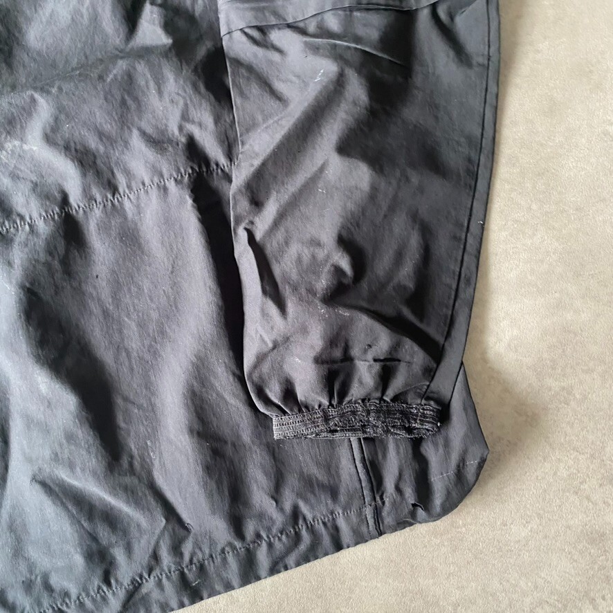 SACAI X NIKE Nike Anorak Giacca Uomo Grande Piccola Swoosh Snap Pull Over Mac Giacca a Vento Nero