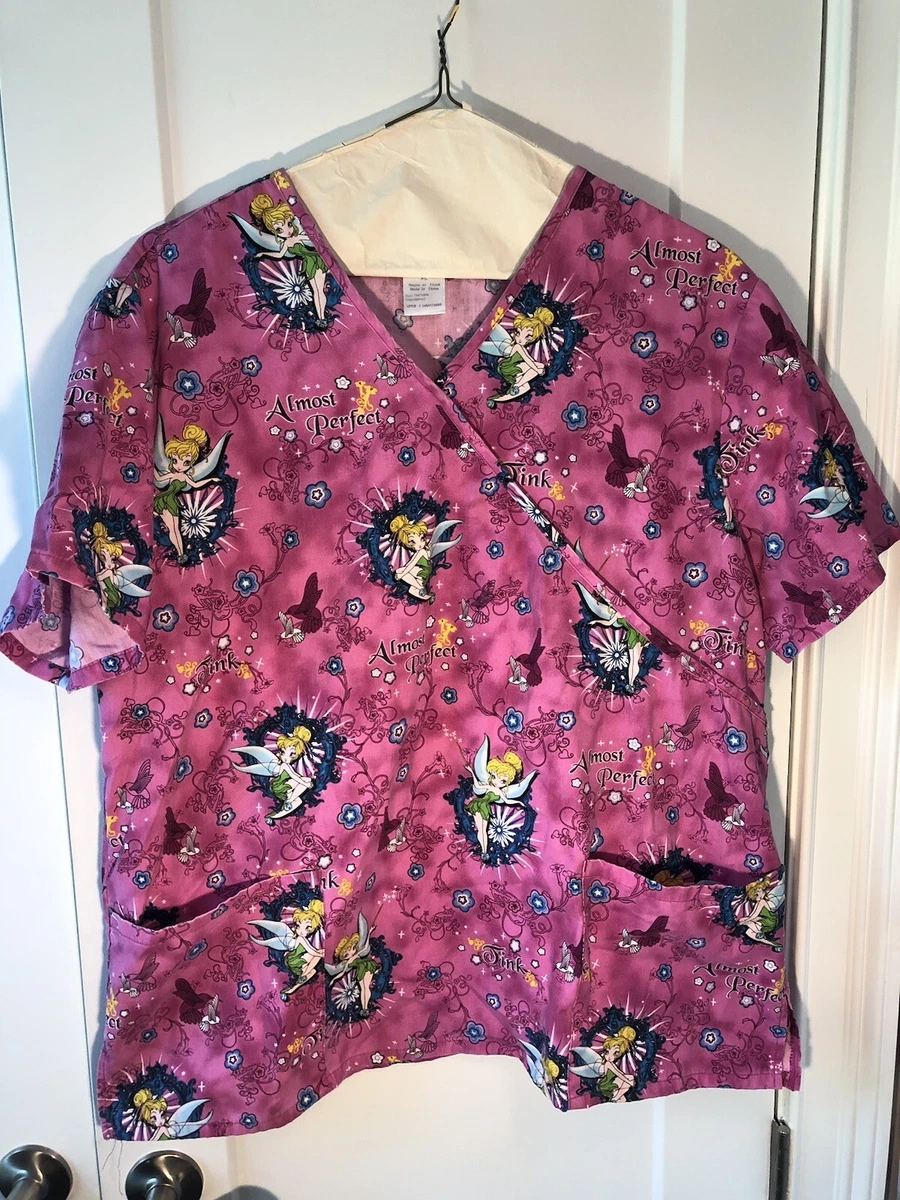 Tinkerbell scrub top sale