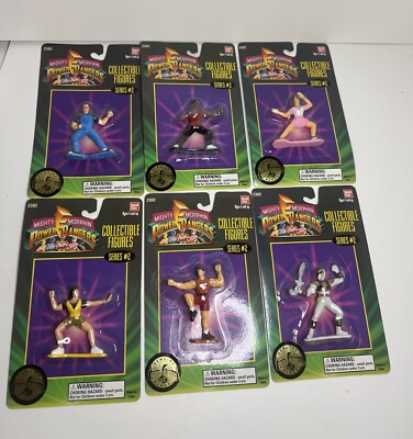 1994 BANDAI MIGHTY MORPHIN POWER RANGERS  FIGURE SERIES 2 Ranger Set Of 6