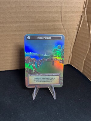 Border Militia Foil NM Beta Sorcery Contested Realm