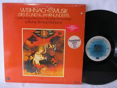 Weihnachtsmusik Des 15 Und 16 Jahrhunderts Konrad Ruhland LP ABC 67002 Christmas
