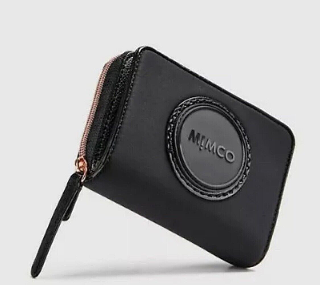 MIMCO Serenity Medium Coin Pouch Wallet Clutch Purse Black