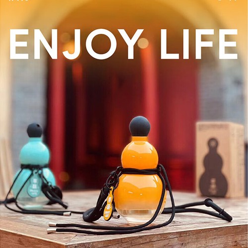 Taza deportiva Enjoylife botella de agua de calabaza oriental de gran capacidad para llevar - Imagen 12 de 31