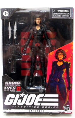 Hasbro GI Joe Classified Series Snake Eyes Origins Baroness 6'' Figure Sealed