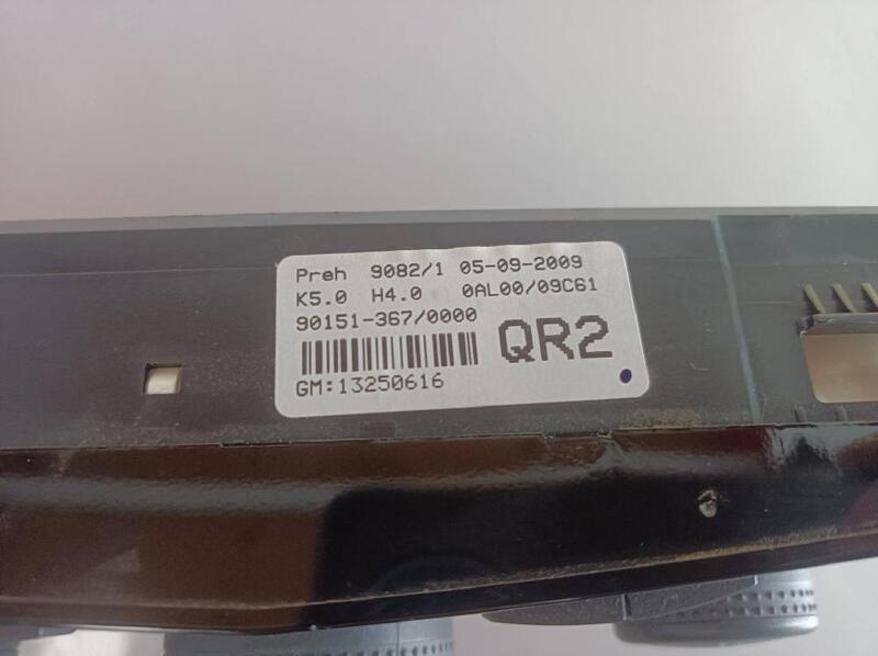 13250616 heater control 242373 for OPEL ASTRA H BERLINA 2004