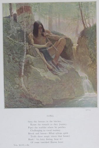 Original Native American Illustrations & Poems by N.C. WYETH - Picture 2 of 4