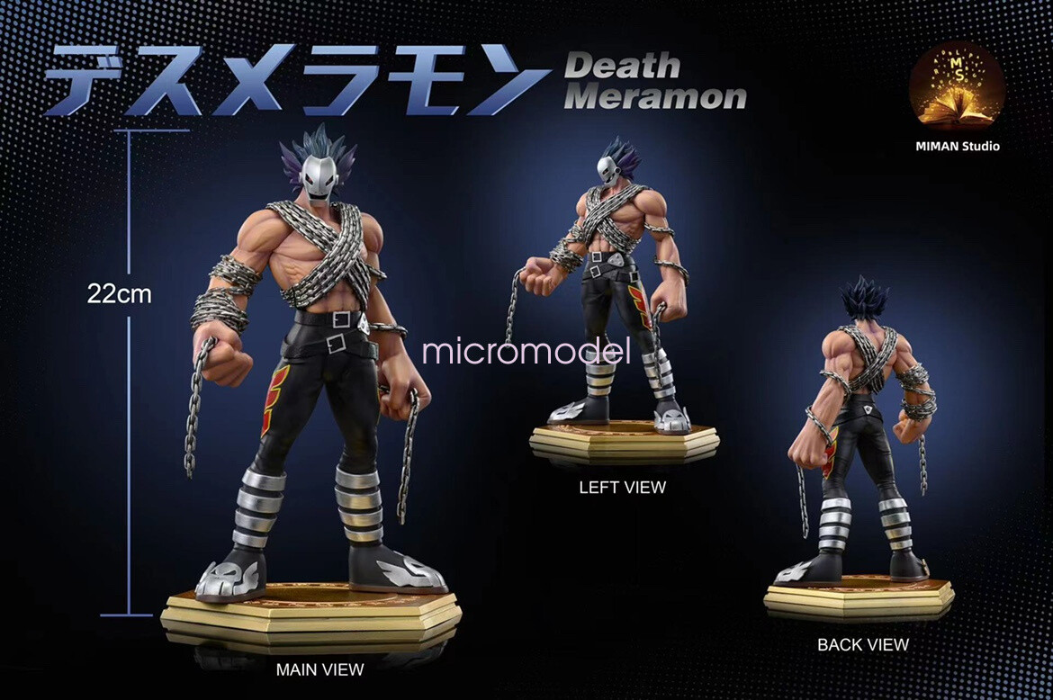MIMAN Studio Digimon Death Meramon Resin Statue in stock Gazimon