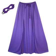 20" Child Purple Superhero Cape & Mask Costume Set ~ HALLOWEEN COSTUME PARTY