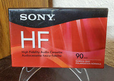 Sony HF High Fidelity Blank Audio Cassette Tape 90 Min C-90HFL