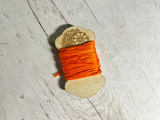 Wooden Bobbin Reels with floral design - Will be personalized