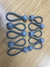 10 x Caravan Awning Pegging Toggle Elastic, Bungee, Rubber, Similar W4 37692