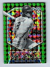 2021 Panini Mosaic Vintage Green Mosaic Prizm #V3 - Gary Carter - Mets!