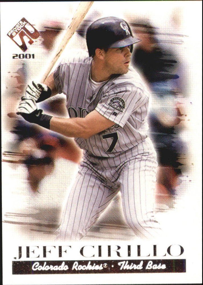 2001 (ROCKIES) Pacific Private Stock Silver #38 Jeff Cirillo