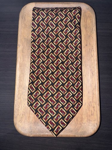 Hunting Horn J. Riggings Multicolor Geometric Tie