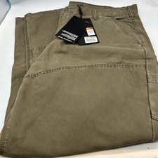 Harley-Davidson Woven Mechanic Pants Mens Sz 40x30 Carpenter Green 96001-23VM