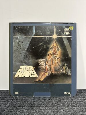 Vintage Rare 1982 Star Wars CED Stereo Capacitance Electronic Disc | eBay