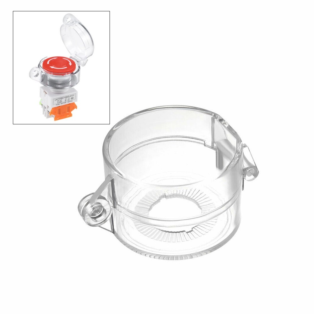 TEMPNAP Not-Aus Taste Schutzabdeckung - Transparente Schutzkappe Gegen Fehlbedienung