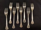 Gorham Chantilly Sterling Silver Dinner Forks – Lot of 8 – No Monogram – Vintage